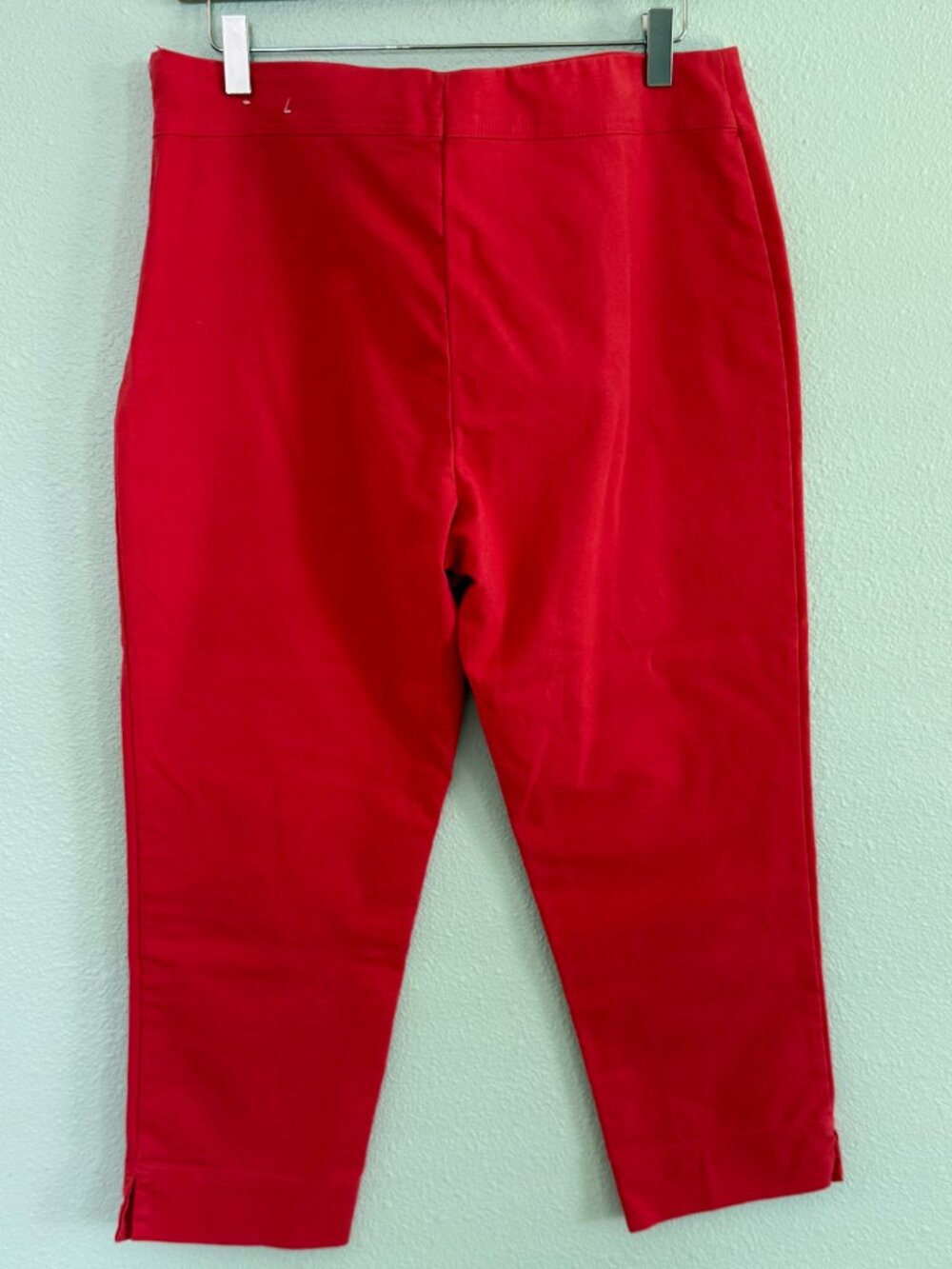 Ellen Tracy Cotton Spandex Ankle Pants Size 10 - Picture 3 of 9